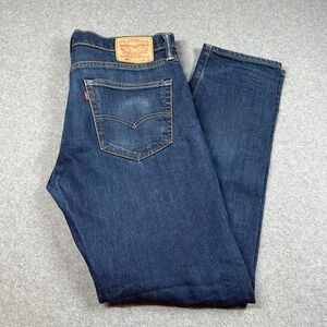 Levi's 508 Jeans Mens 34x32 (35x30) Blue Regular Taper Denim Classic Casual
